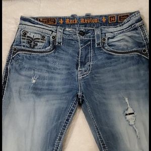 Rock Revival Florian Straight Cut Jeans
